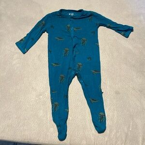 Kyte BABY 3-6 month zipper footie in marine